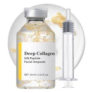 Hot Sale Multi-effect Face Brightening Multi Peptide Face Serum Firming Collagen Ampoule Skin Smoothing Calming Repairing Serum