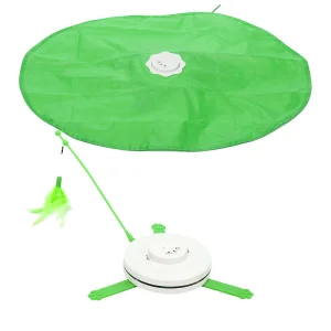 2 in 1 New Plastic Automatic Moving Interactive Automatic Pet Cat Toy