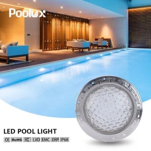 RGB Remote Control Color Changing AC 12/110V 18W LED Pool Bulb for Pentair Hayward Replacement