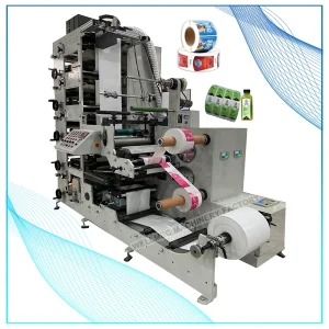 5 Colors UV Flexo Sticker Label Roll to Roll