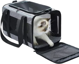 Cat, Dog Carrier for Pets up to 16 Lbs
