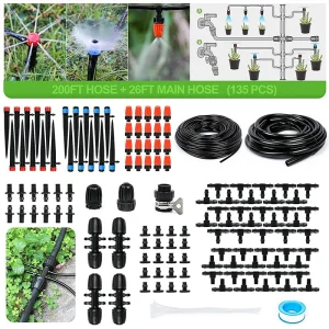 Ultimate Farm and Garden Watering Drip Irrigation Kits Water System Full Set Plant Growing Kit