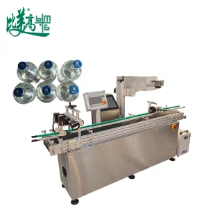 Automatic Glass Bottle Singulation Conveyor &amp; UV/CO2 Laser Marking Integrated System