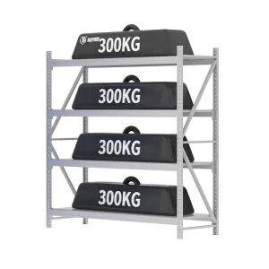 Metal Heavy Shelf Wheel Storage Span Racking System Storage Shelving Warehouse Storage Medium Duty 300kg