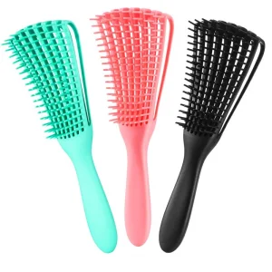 Best for Girl Woman Plastic Octopus Detangling Professional Hair Brush Manufacturing