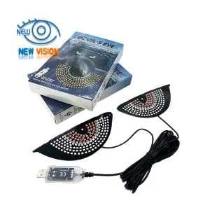 Car LED Devil Eye Demon LED Display Screen Panel Auto Interior Lighting Accessories