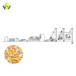 Automatic Puffed Vegetarian Grains Based Pet Treats Dog Croquettes and Cat Biscuit Processing Line Equipment Ekstruder Dryer and Cooler
