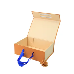 Custom Printed Luxury Foldable Book-Style Magnetic Gift Box with Matt Lamination Multi-Color Options