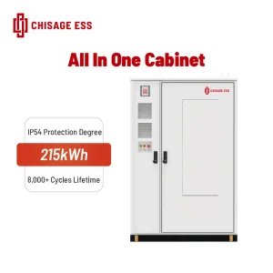 Chisage Commercial 215kwh High Voltage Lithium Battery Power Energy Storage System Cabinet for Industrial Commerial