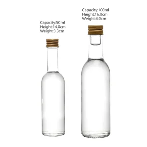 Mini Alcohol Shot Bottles