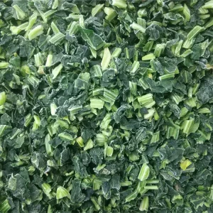 Espinaca congelada IQF, espinaca picada