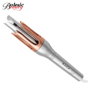 Portable Automatic Rotating Hair Curler Safety Anti-Scalding Ceramic Waver Curling Iron With Infrared Curling Hair Styling Tools