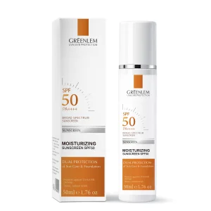 Lightweight Moisturizing Sunscreen Lotion with High SPF Broad Spectrum Protection for Daily Face &amp; Body Use