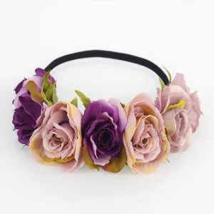 Hot Product Factory Manufacturer Hair Accessories Custom Elastic Headband Flower