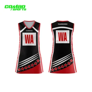 Vestido de netball personalizado