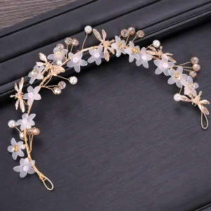 Wedding Headpiece Decorative Bridal Headband Bridal Wedding Pearl Rhinestones Hair Accessories