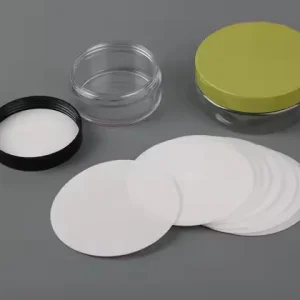 Customized Glass Plastic Bottle Jar Containers Dustproof High Resistance Waterproof Breathable EPE Vent Vented Foam Seal Liner for PP/PE/Pet Glass Bottle