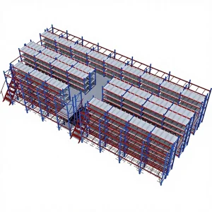 Multi-Level Mezzanine Rack