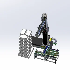 Automatic Bag Palletizing Machine Gantry Type Robot Line China Origin 2000kg 1 Year Warranty 4-10 kW Power 220/380V Voltage