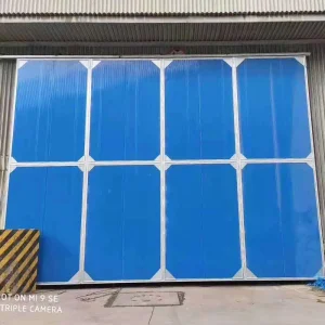 Durable Gray Industrial Gate - Custom Sizes with Electric or Manual Control