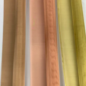 Weaving Red Copper Wire Mesh Filter Plain Woven Emf Shielding Copper Mesh Brass Copper Wire Mesh