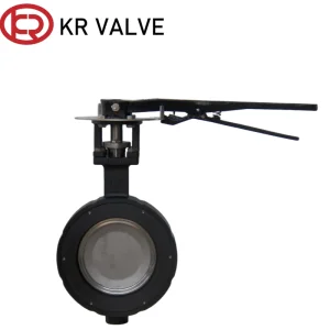 Wholesale Triple Eccentric Wafer Style Butterfly Valve WCB Material