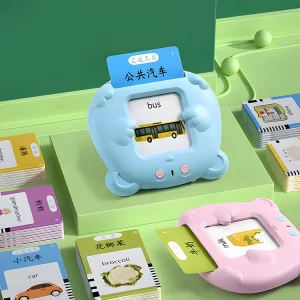 Wholesale Talking Flash Cards Reader Learning Toys Kids Pocket Vocabulary Audible Talking Flashcards for Children English