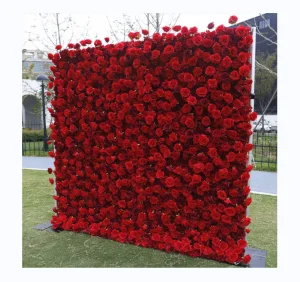 Artificial Flower Wall Backdrop