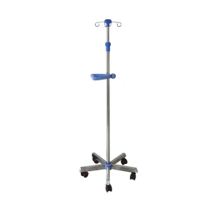 Factory Directly Supply Hospital IV Drip Stand Stainless Steel Infusion Pump Stand