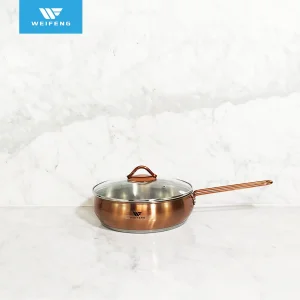 Kitchenware Copper Color Plated Apple Shape Stainless Steel Cookware