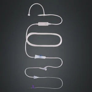 Juego de Infusión Estéril Desechable con 0.55mm 0.6mm 0.7mm Aguja