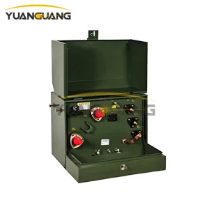 Oil Filled Copper Aluminum Winding 5kVA 10kVA 15kVA 25kVA 37.5kVA 50kVA Single Phase Pad Mounted Transformer