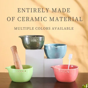 New Product Ideas 2026 Ceramics Babycooker Baby Food Mill Vegetable Grinding Bowl Grinder DIY Baby Fruit Feeding Bowl