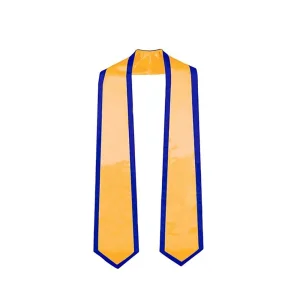Lightweight Polyester Graduation Stole with Custom Logo and Embroidery Design