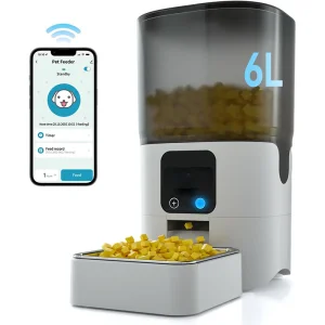 6L Smart Automatic Pet Feeder with Flow Feeding Mode