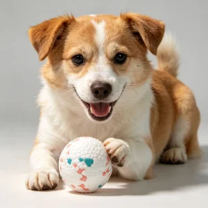 Light Weight Eco-Friendly Classic Pet Chew Toy Durable Dog Bite Resistant Teeth Grinding Indestructible Dog Toy Ball