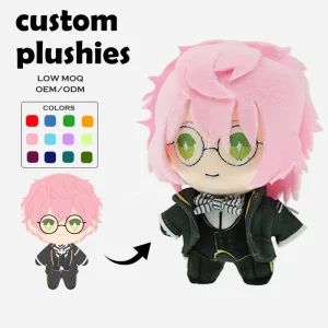 Custom Plush Mini Doll Kpop Anime Figure Toys 10cm Cartoon Character Design Manufacturer Cute Gift for Birthday