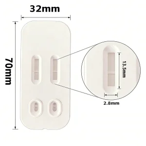 White Plastic Cassette Health Test Kit for Rapid Diagnostics