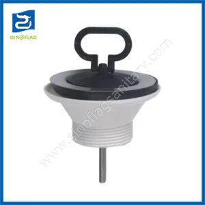 3" White Plastic Kitchen Sink Basket Waste