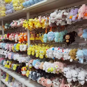 Wholesale Mini Plush Bunny Keychain