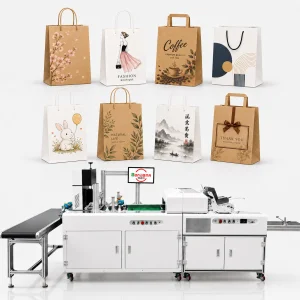 High Precision UV Inkjet Printer for Kraft Paper Bags Packaging Bags Personalized Design Printing Line Supplier Factory Sale