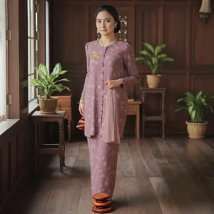 Urung Borong Modest Vintage Embroidered Muslim Evening Dress Eco-Friendly Geometric Pattern Maxi Length Ironless Cey Crepe Viral