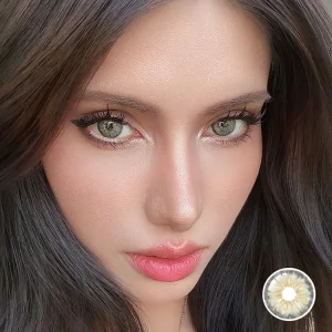 Non Prescription Colored Contact Lenses for Eyes Accept Samples Cleopatra Gray Super Natural Lentes De Contacto Gris Azulado