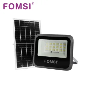 FOMSI LED Solar Light Outdoor Waterproof Floodlight with Remote Control