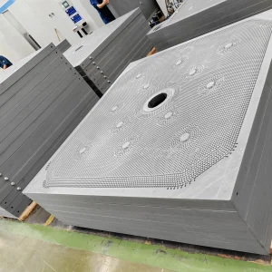 Filter Press Plate Membrane Plate in Combination with Filter Plate Frame China Origin 3D Model Design Capable 470mm to 2000mm