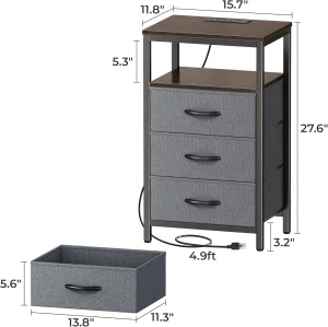 Hot Sale Factory Wholesale Modern Country Nightstand Bedside Table