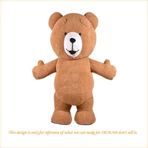 Al por mayor, personalización de mascota de peluche de animal de dibujos animados suave y tierno oso para niños y niñas
