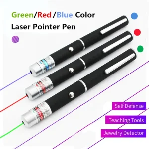 Interactive LED Cat Laser Pointer Pen LED Flashlight Powered Battery