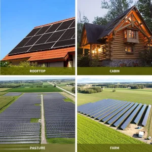 5.5kw Solar Energy System Kit for House – Includes PV Panels, Battery, Inverter, Mounting Brackets