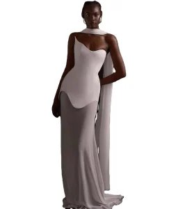 2025 Spring Women's Dresses Elegant Long Bandage Dress With High Stretch Evening Gown Party Dress for Women